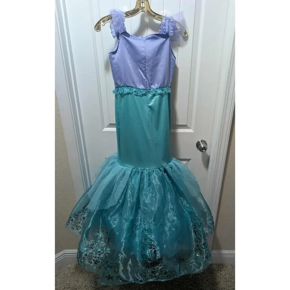 Disney Authentic Ariel Kids Costume The Little Mermaid Halloween Girls M 8-10